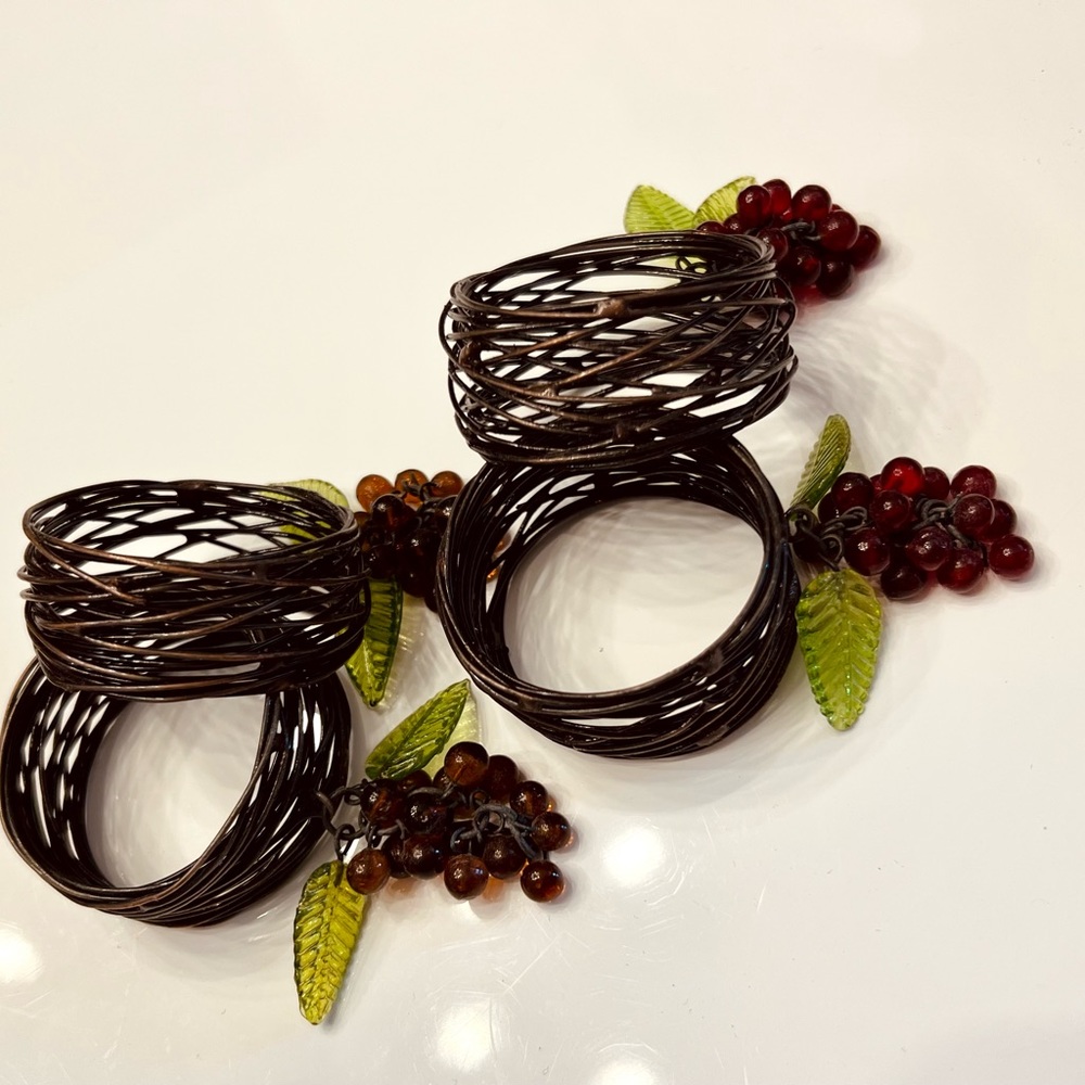 Napkin Rings - set of 4